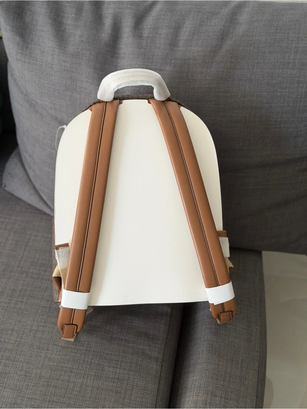 Michael Kors Brown Monogram Backpack